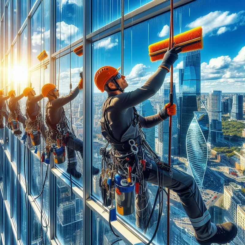 Мытье окон в офисе - help-belarus24\\7